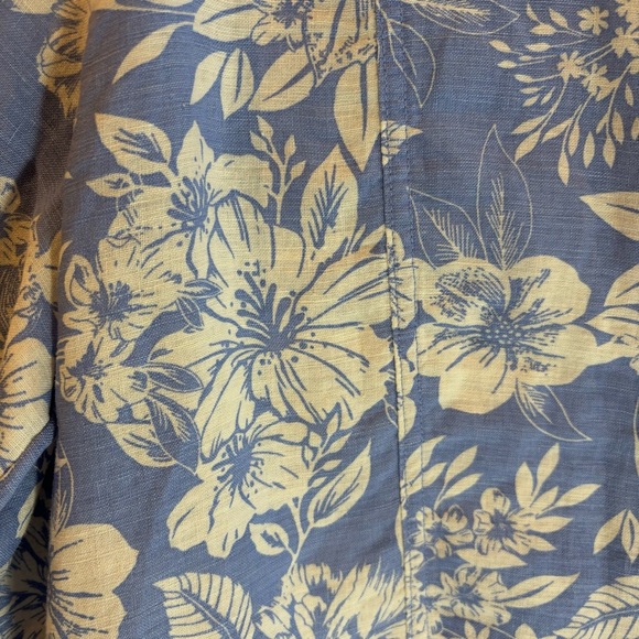 C&C California Sz XL Jacket 100% Linen Trucker Style Floral Unlined Pockets NEW - Picture 9 of 9